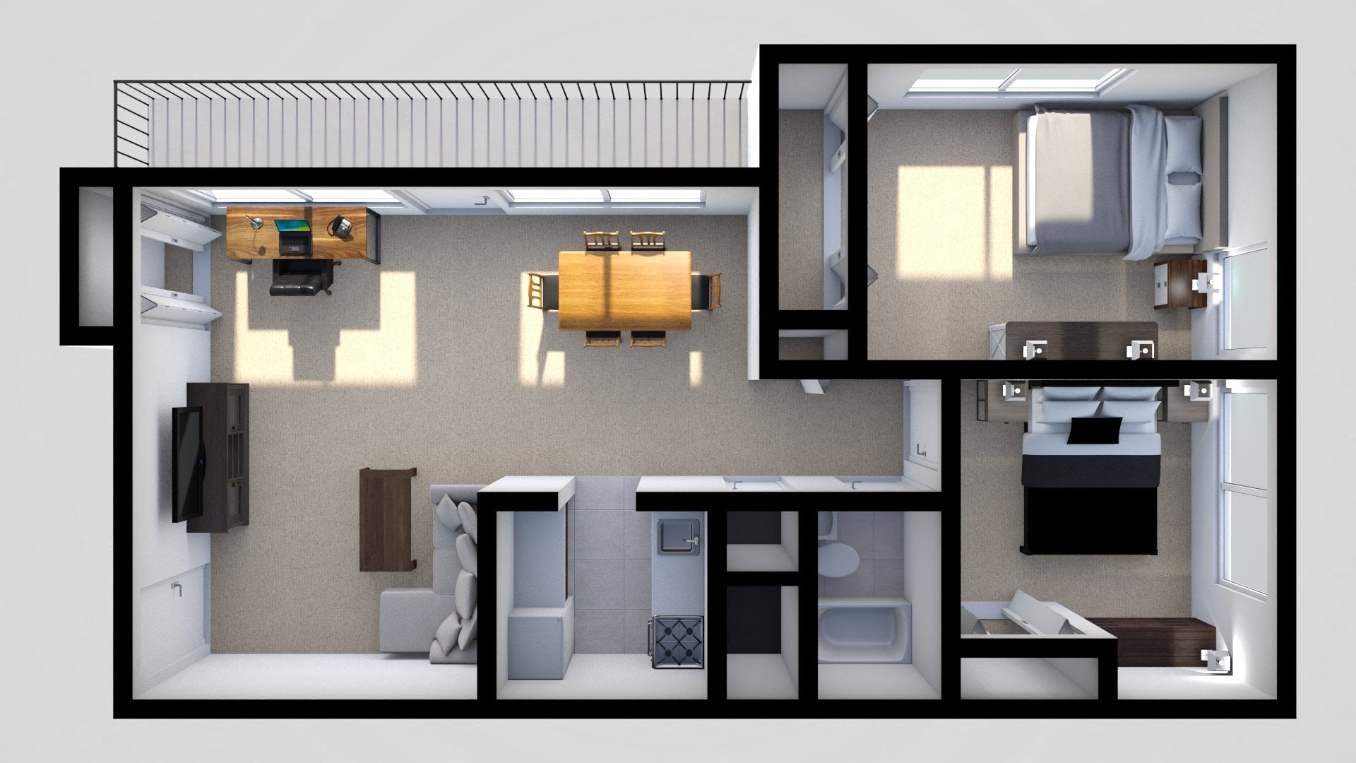 Suite A Floorplan
